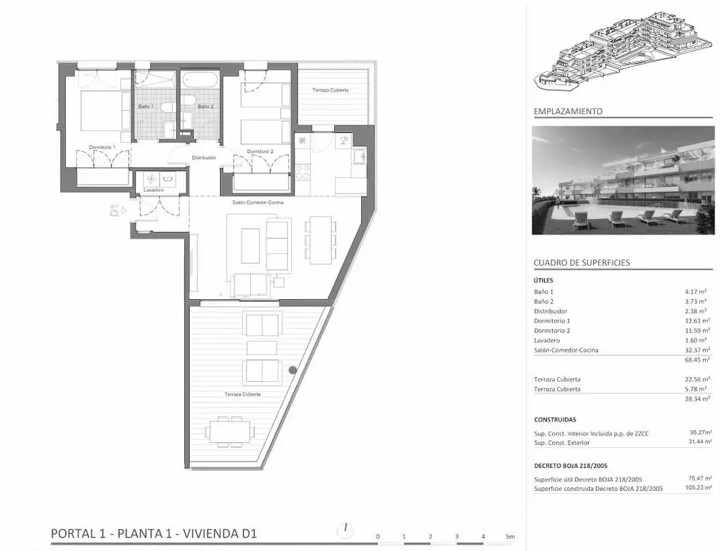 Apartament amb terrassa en venda a Calle Calle Félix Troyano, imagen 13