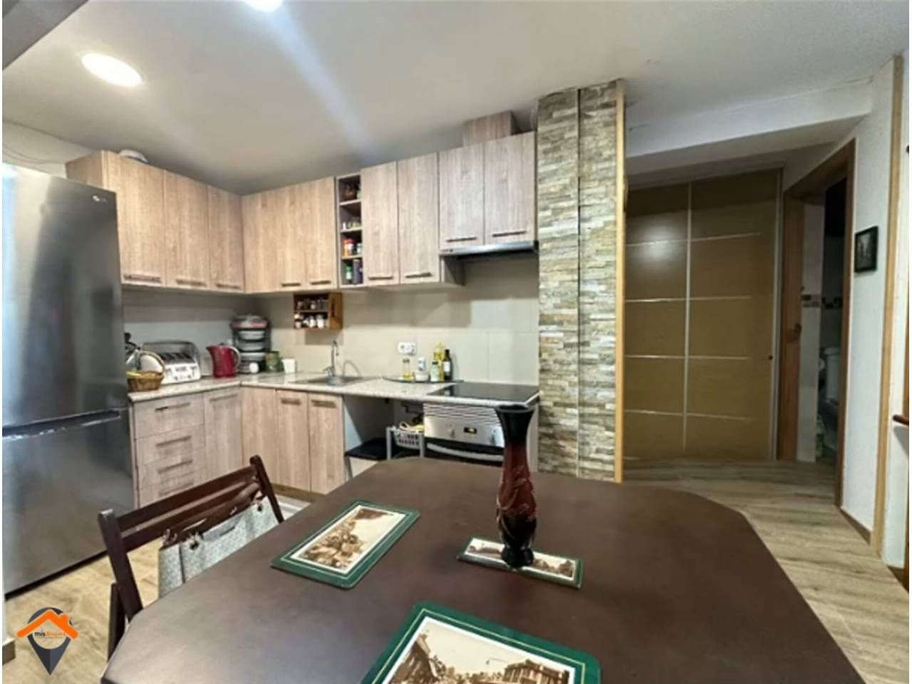 Kitchen of Flat for sale in Sabadell  with Air Conditioner, Heating and Storage room