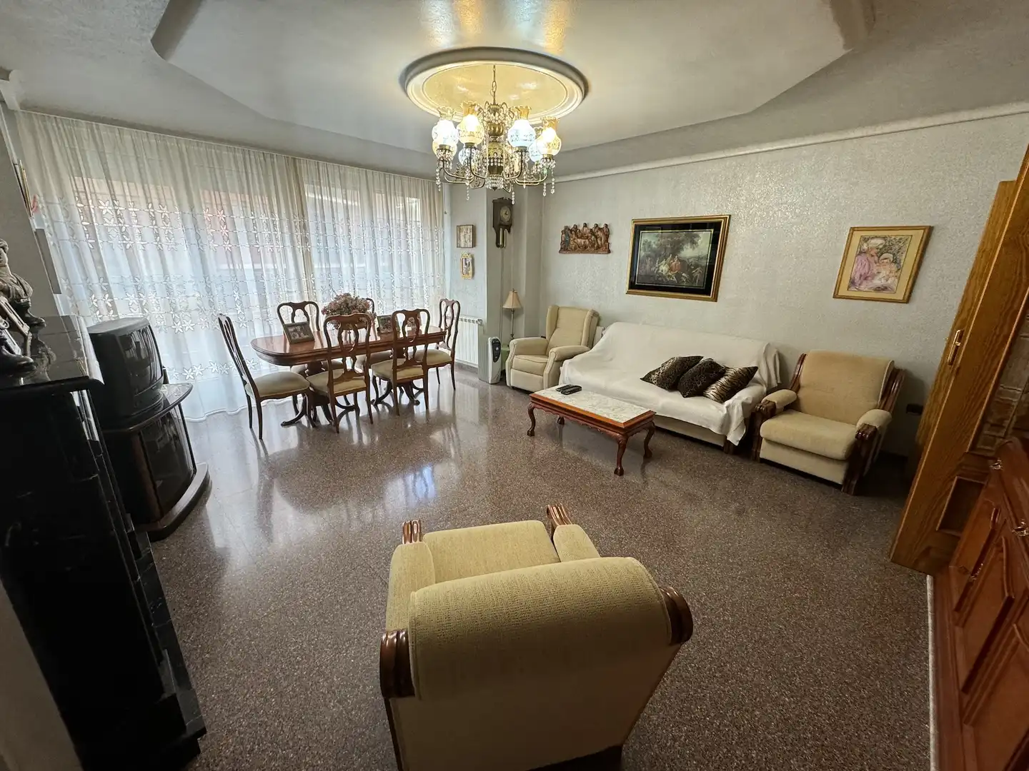 Living room of Detached homes for sale in Villena  with Heating, Terrace and Storage room