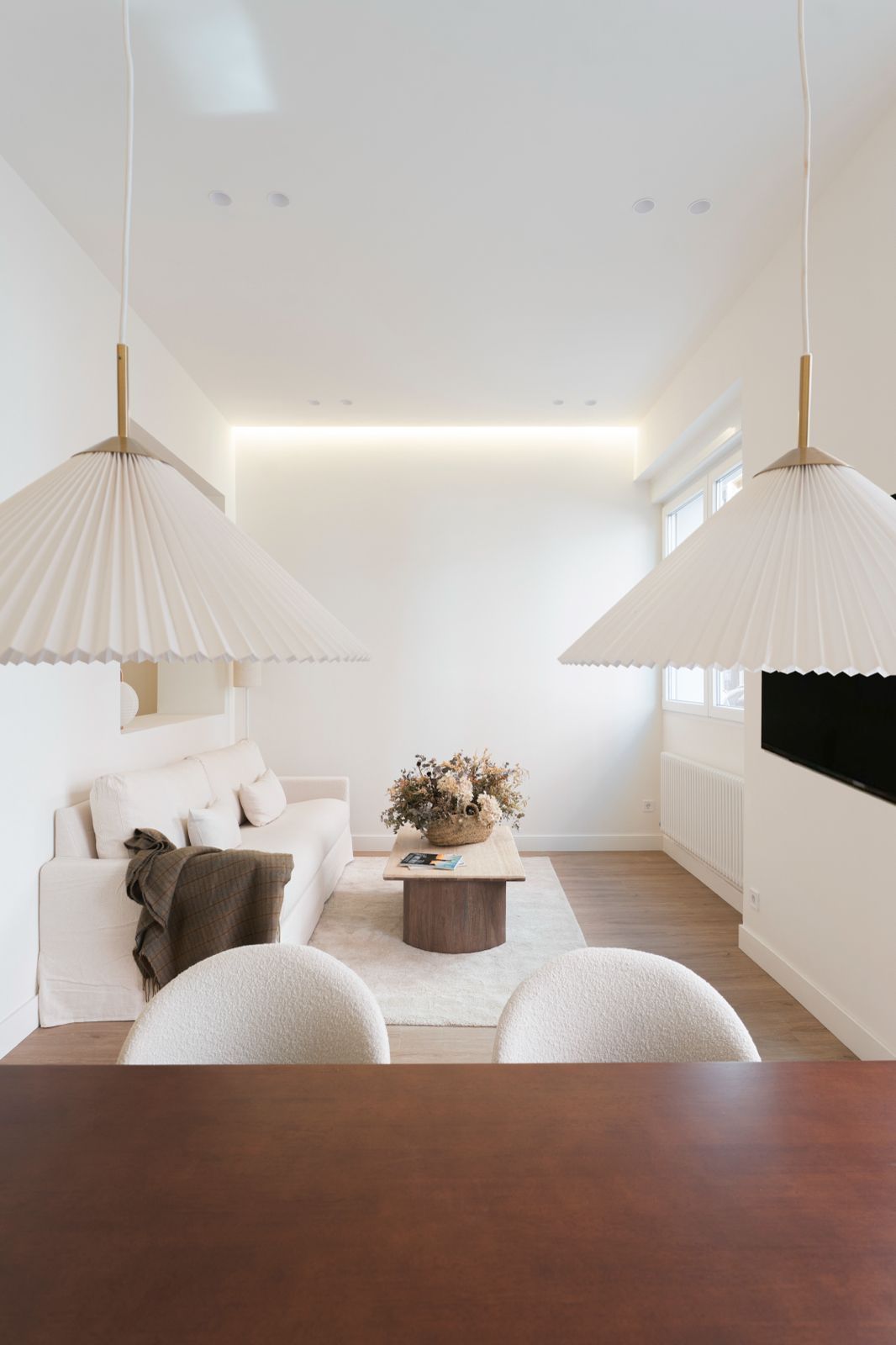 Living room of Flat for sale in  Madrid Capital