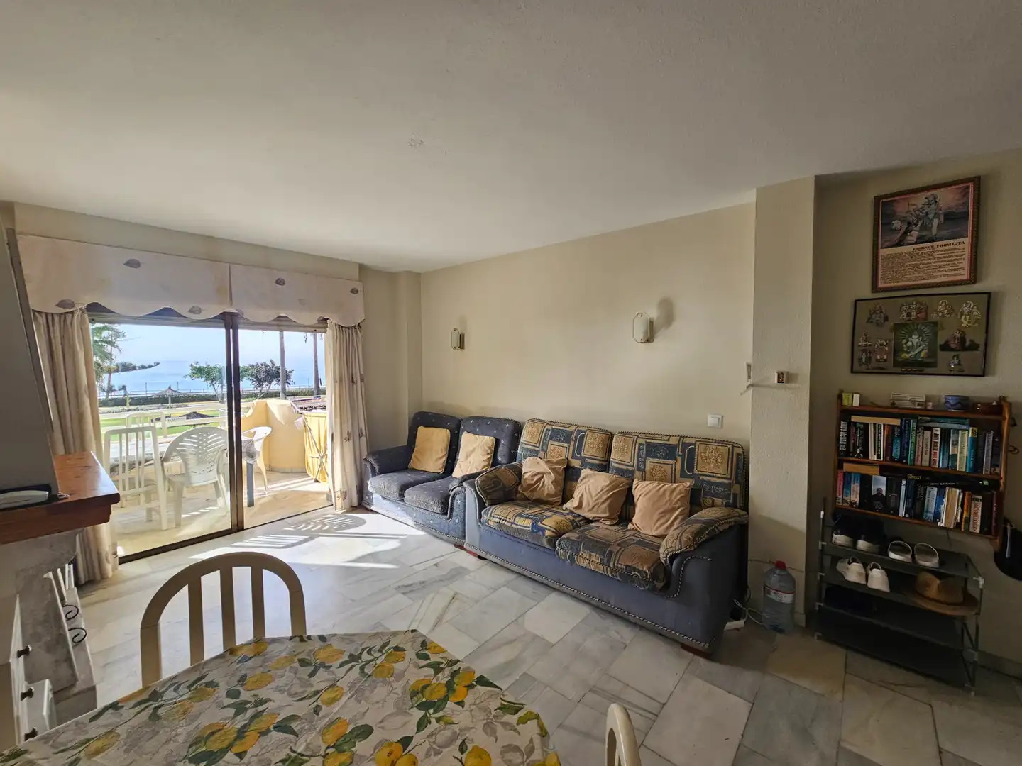 Sala de estar de Apartamento en venta en La Cala Mijas