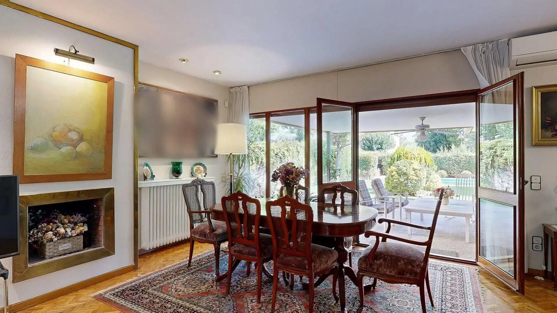 Comedor de Casa o chalet en venta en Zaragoza con Aire acondicionado, Calefacción y Jardín privado