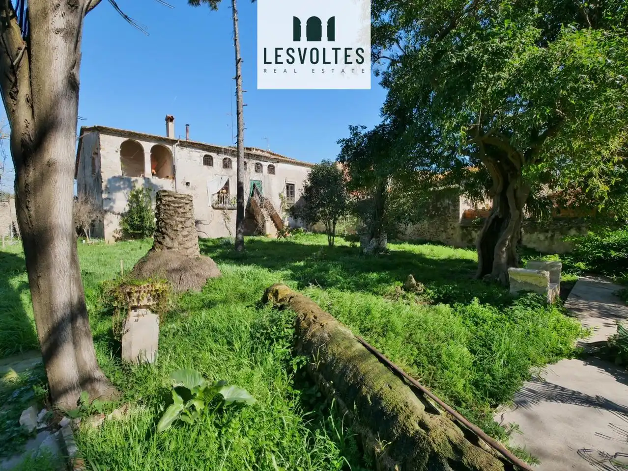 Vista exterior de Finca rústica en venda en Rupià amb Jardí privat i Terrassa
