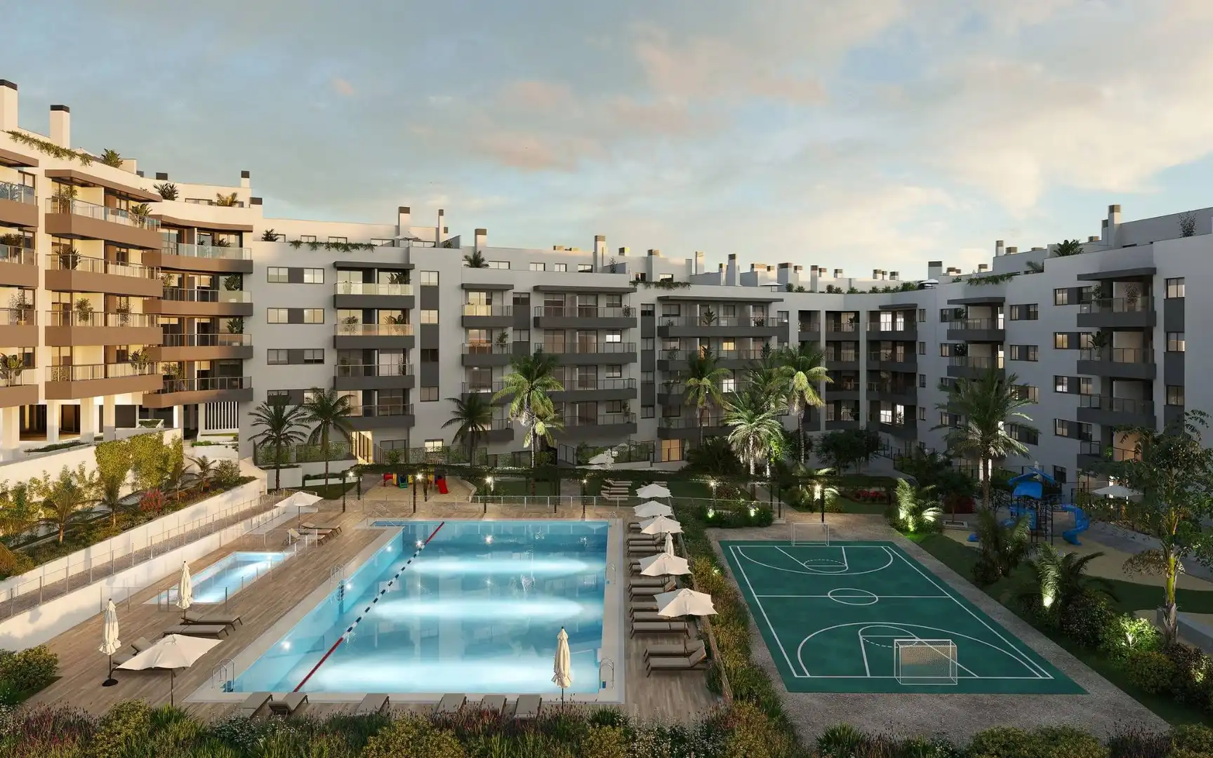 Apartamento con piscina en venta en Las Lagunas