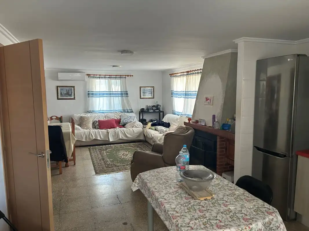 Sala d'estar de Casa o xalet en venda en Gandia amb Aire condicionat, Jardí privat i Terrassa