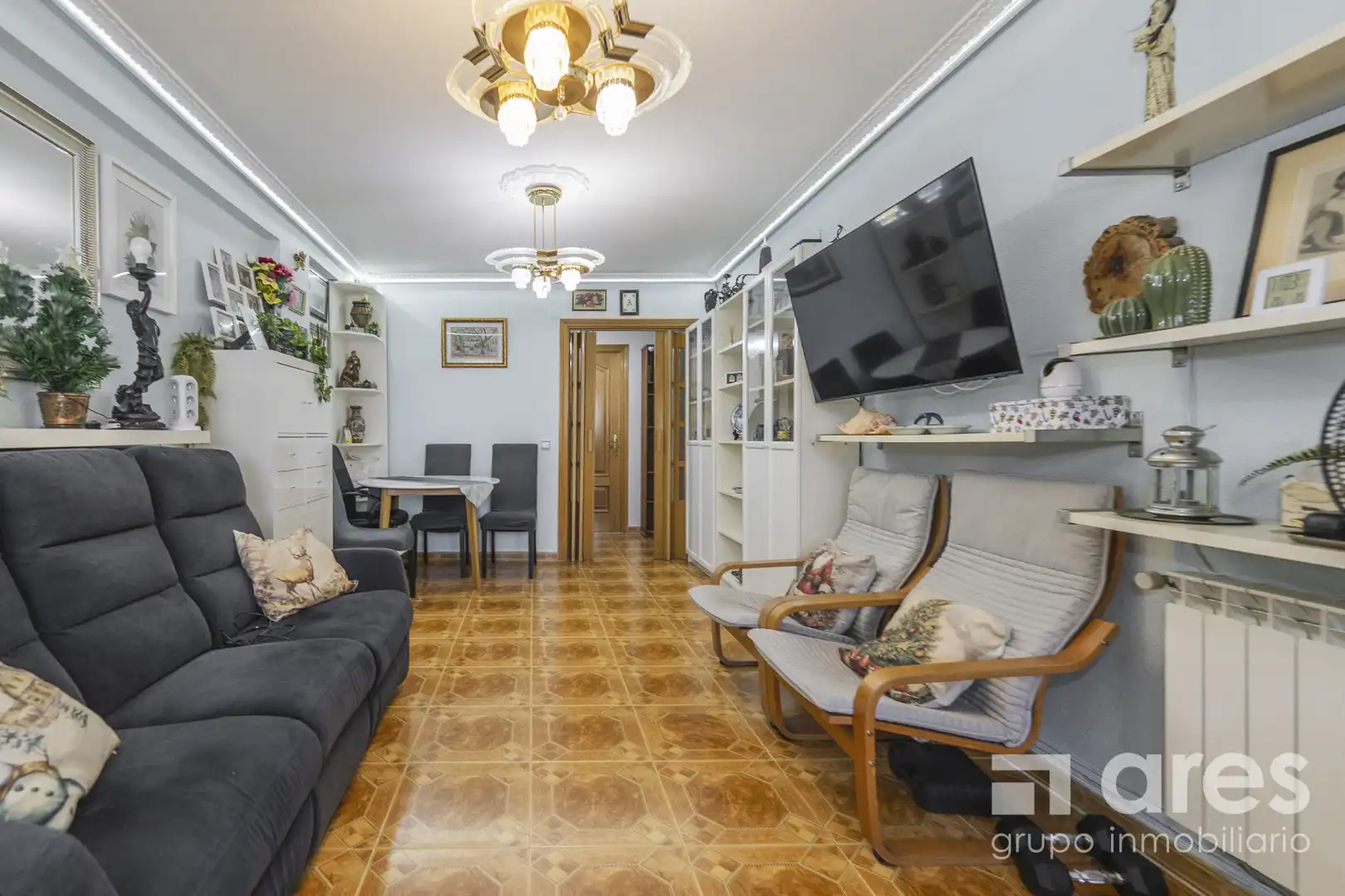 Sala de estar de Piso en venta en Alcalá de Henares con Aire acondicionado, Calefacción y Terraza