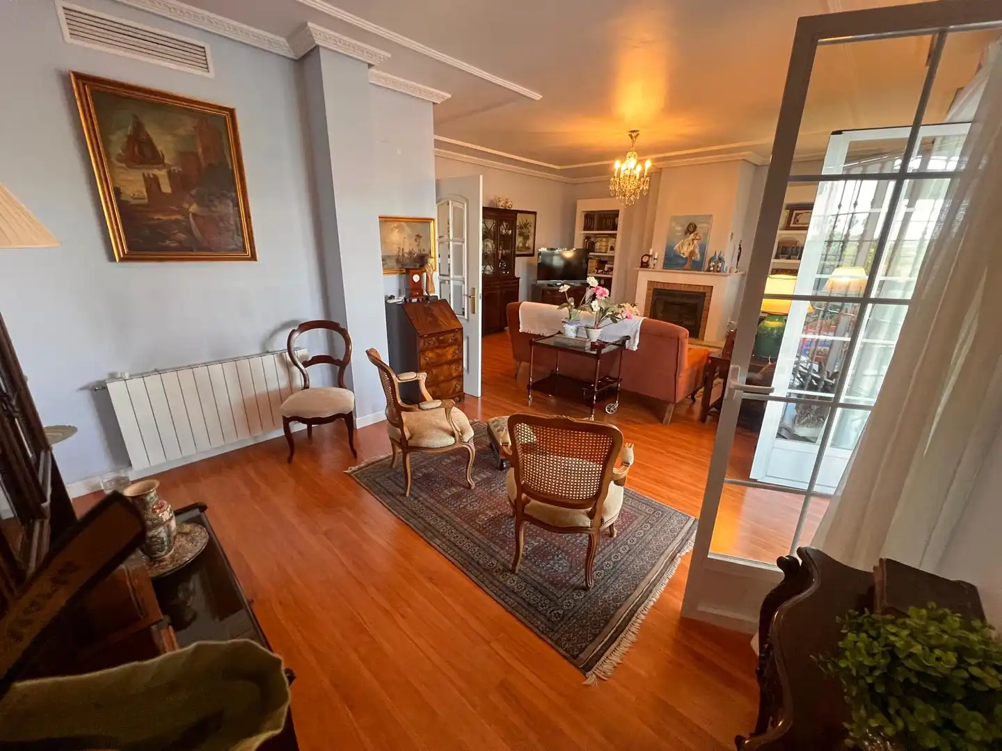 Sala d'estar de Casa o xalet en venda en Badajoz amb Aire condicionat, Calefacció i Jardí privat