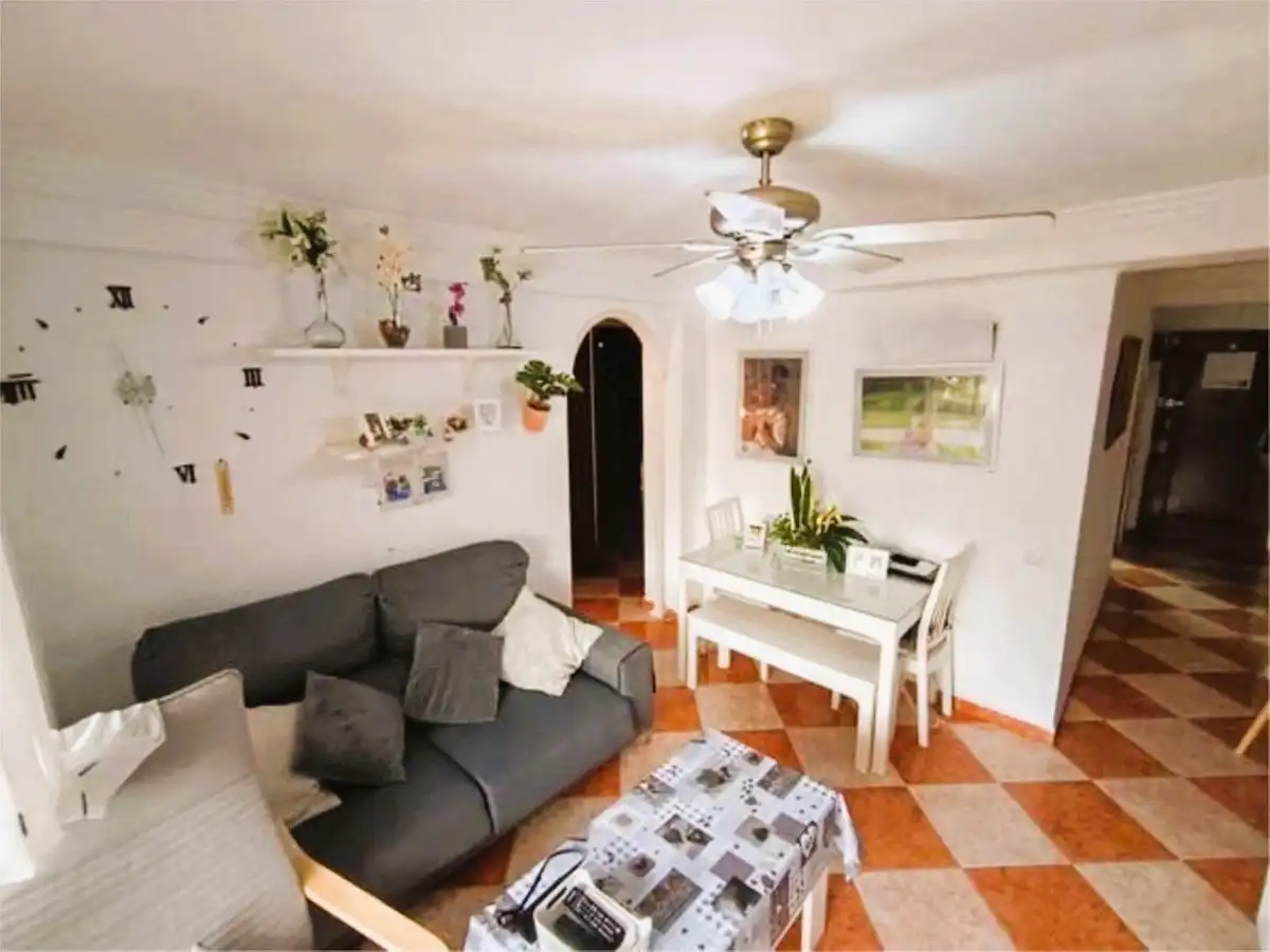 Sala de estar de Apartamento en venta en Málaga