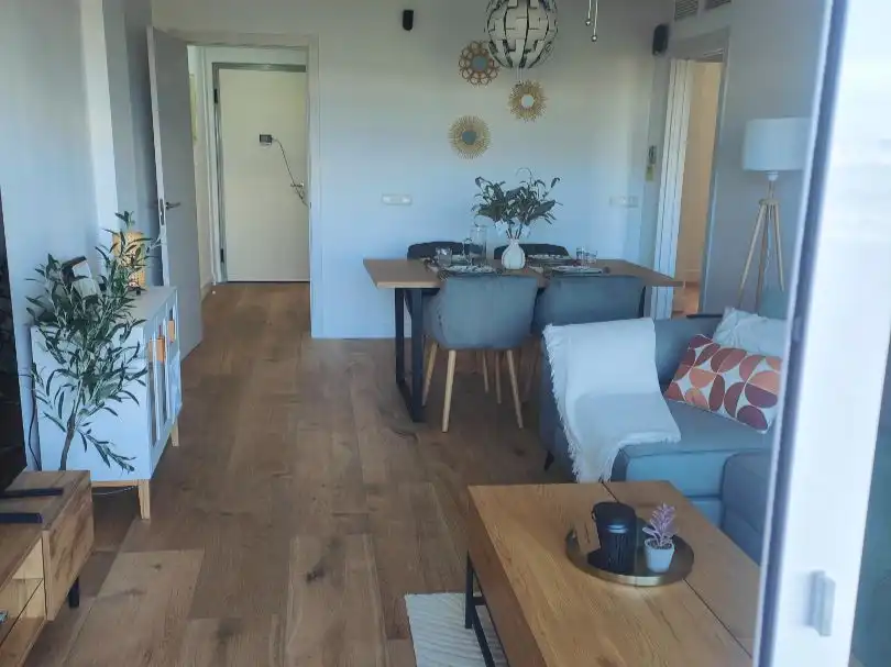 Esszimmer von Wohnungen zum Verkauf in Roquetas de Mar mit Klimaanlage und Terrasse