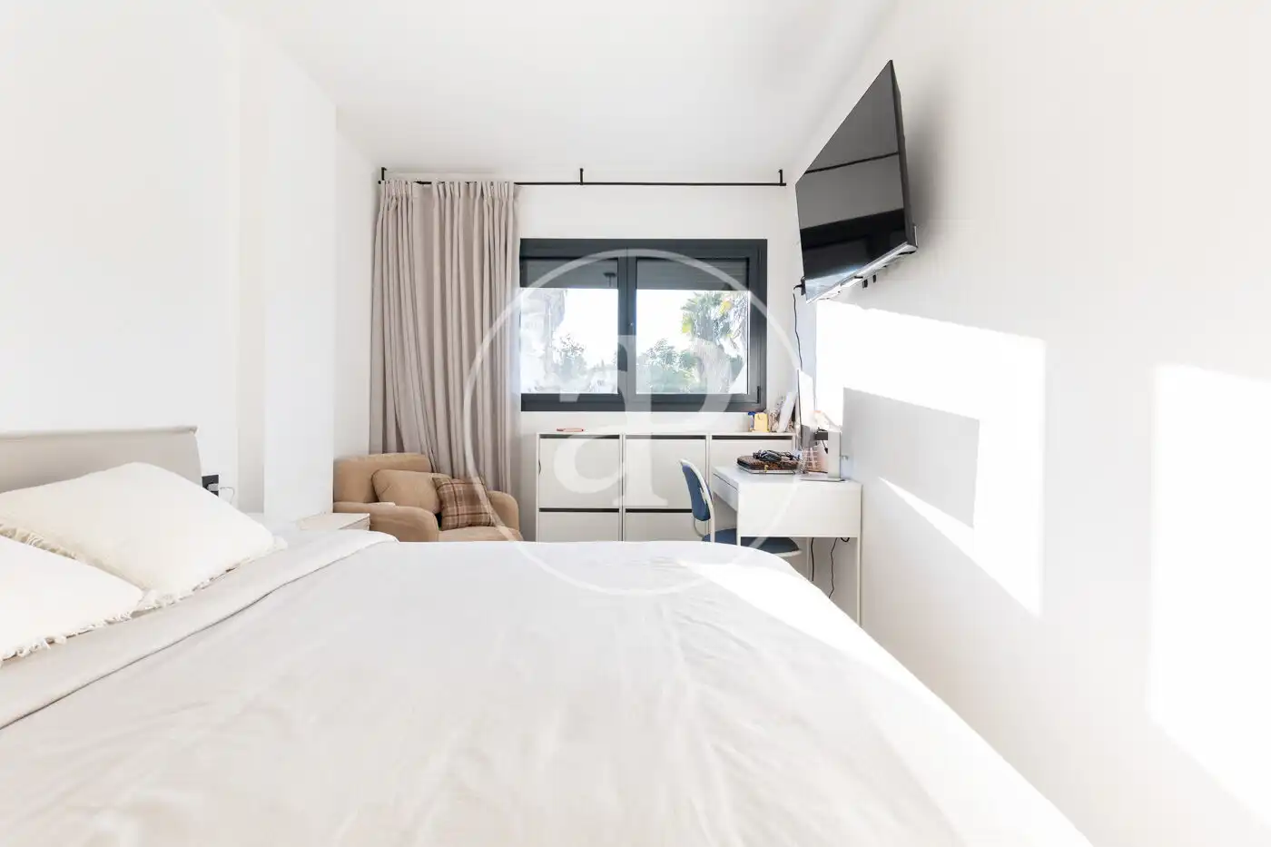 Bedroom of Flat for rent in Cerdanyola del Vallès  with Air Conditioner, Heating and Terrace