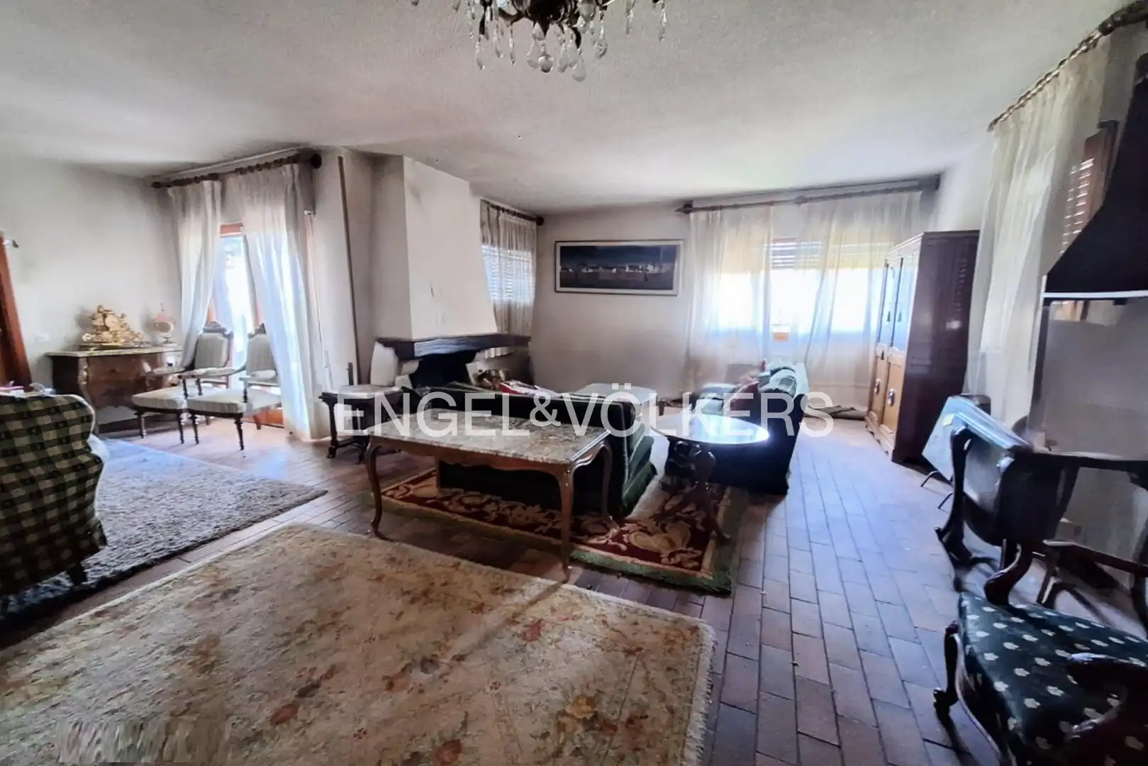 Sala de estar de Casa o chalet en venta en Las Rozas de Madrid con Calefacción, Jardín privado y Terraza