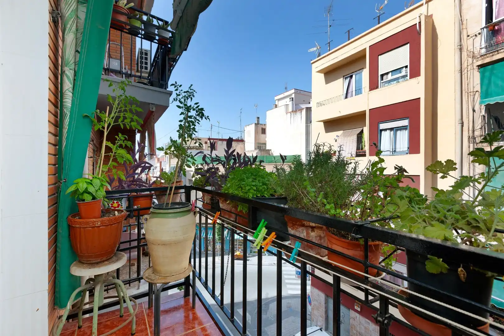 Balcony of Flat for sale in Alicante / Alacant  with Air Conditioner and Balcony