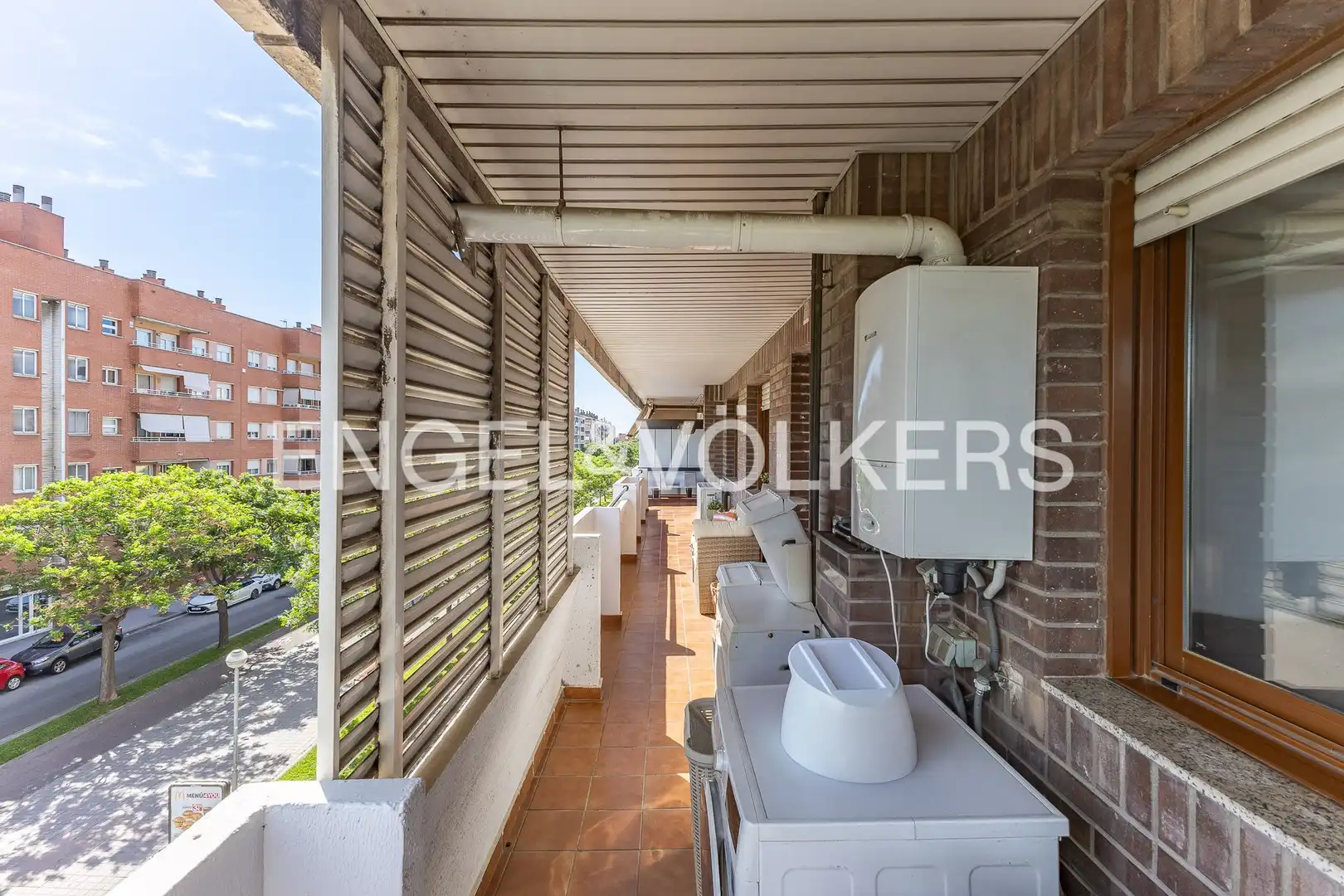 Balcony of Flat for sale in Sant Joan Despí  with Air Conditioner, Heating and Parquet flooring