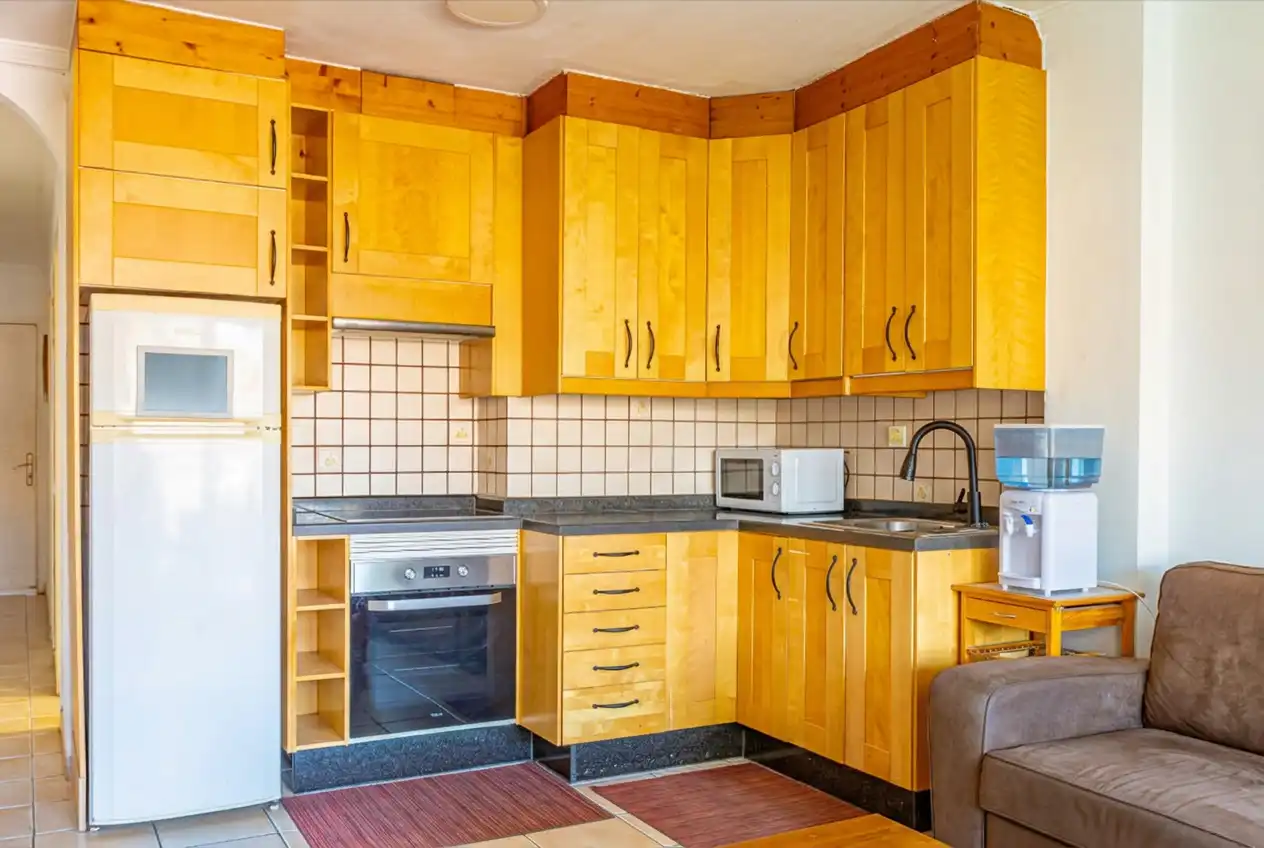 Cocina de Piso en venta en San Bartolomé de Tirajana con Terraza, Piscina y Amueblado