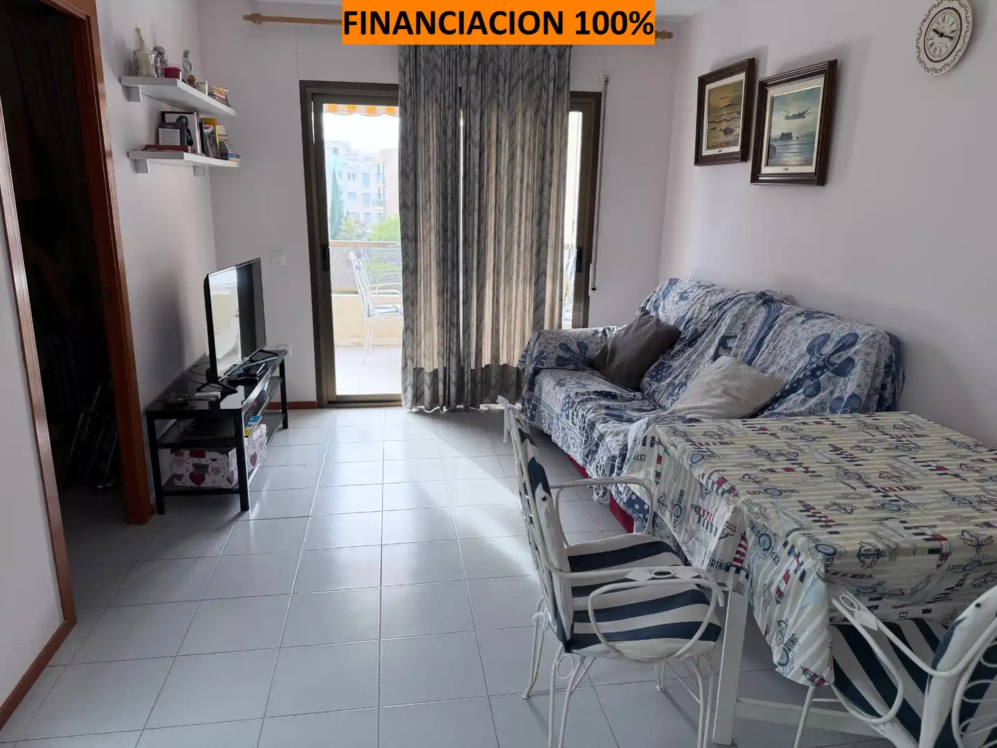 Sala d'estar de Àtic en venda en Torredembarra amb Terrassa i Piscina comunitària