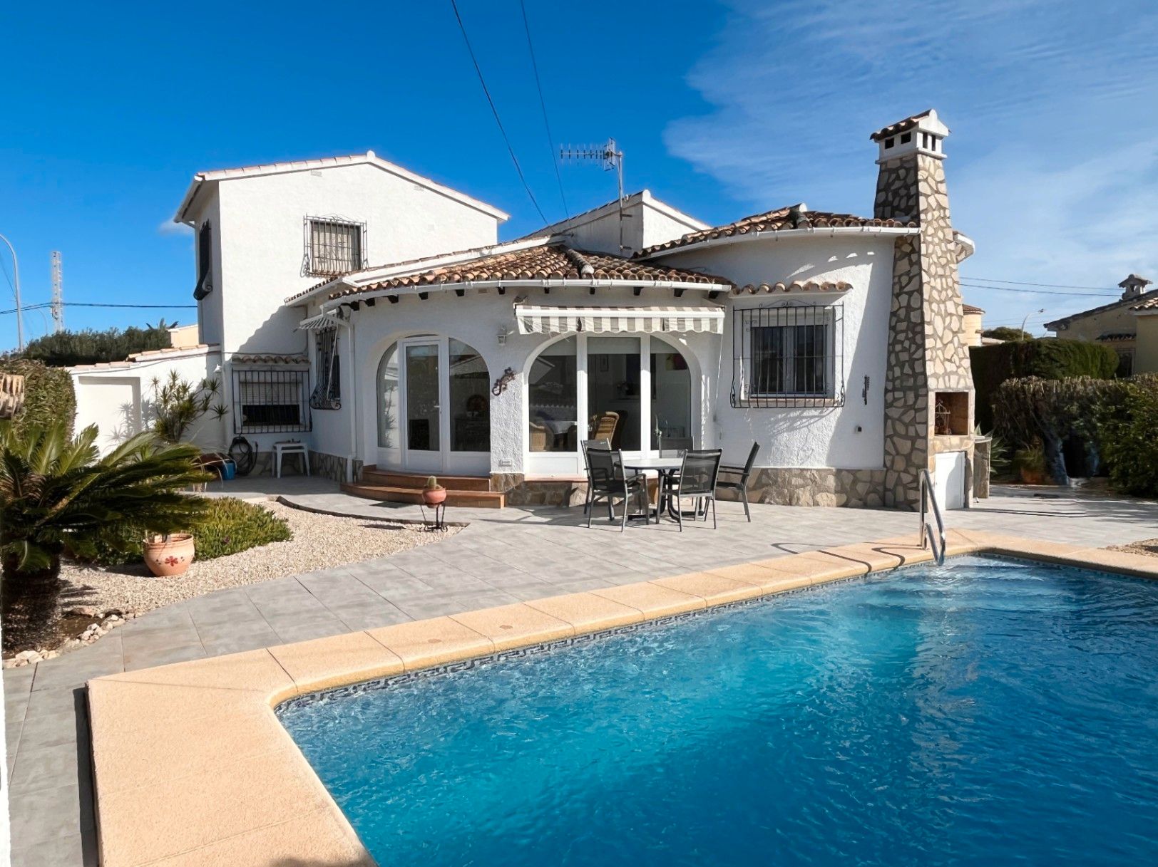 Vista exterior de Casa o chalet en venta en Els Poblets con Aire acondicionado, Calefacción y Terraza