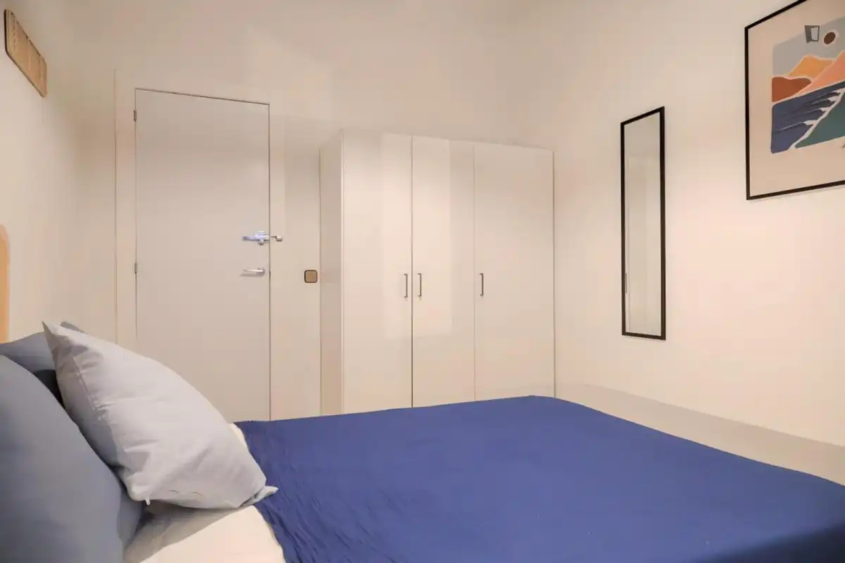 Schlafzimmer von Wohnungen zur untervermieten in Madrid mit Heizung, Möbliert und Ofen