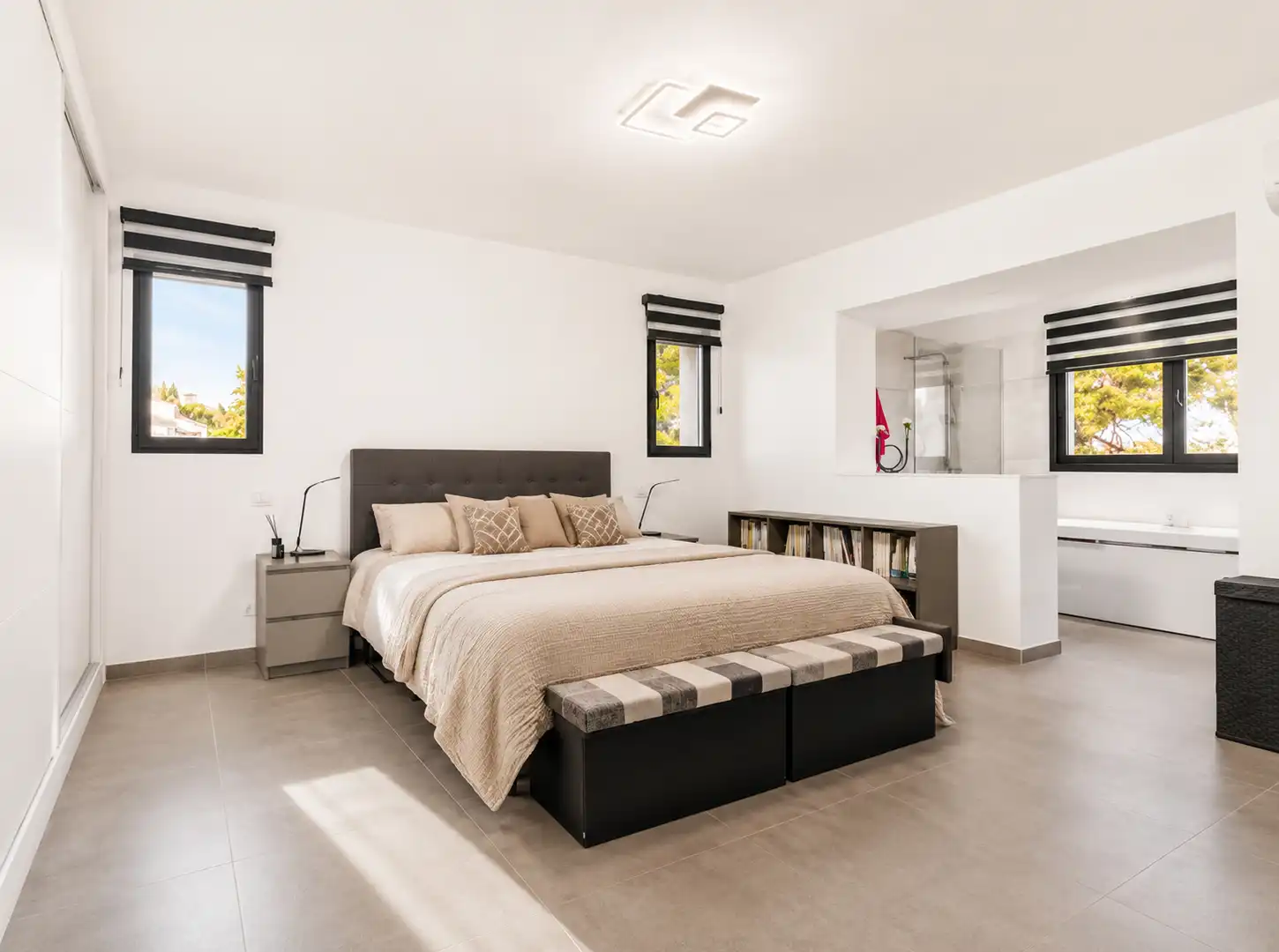 Bedroom of Houses for sale in Jávea / Xàbia  with Air Conditioner, Heating and Private garden