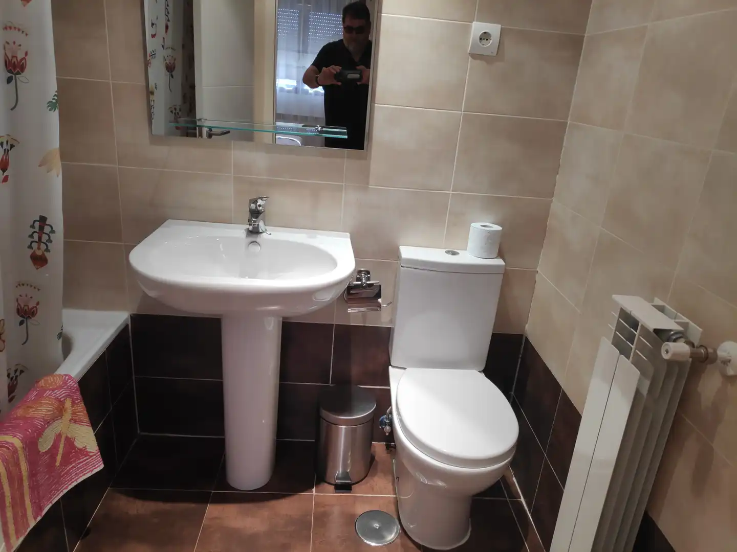 Baño de Piso de alquiler en Aranjuez con Calefacción, Parquet y Terraza