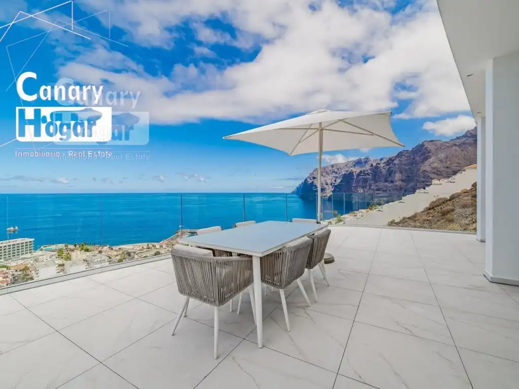 Terraza de Ático en venta en Santiago del Teide con Jardín privado y Piscina