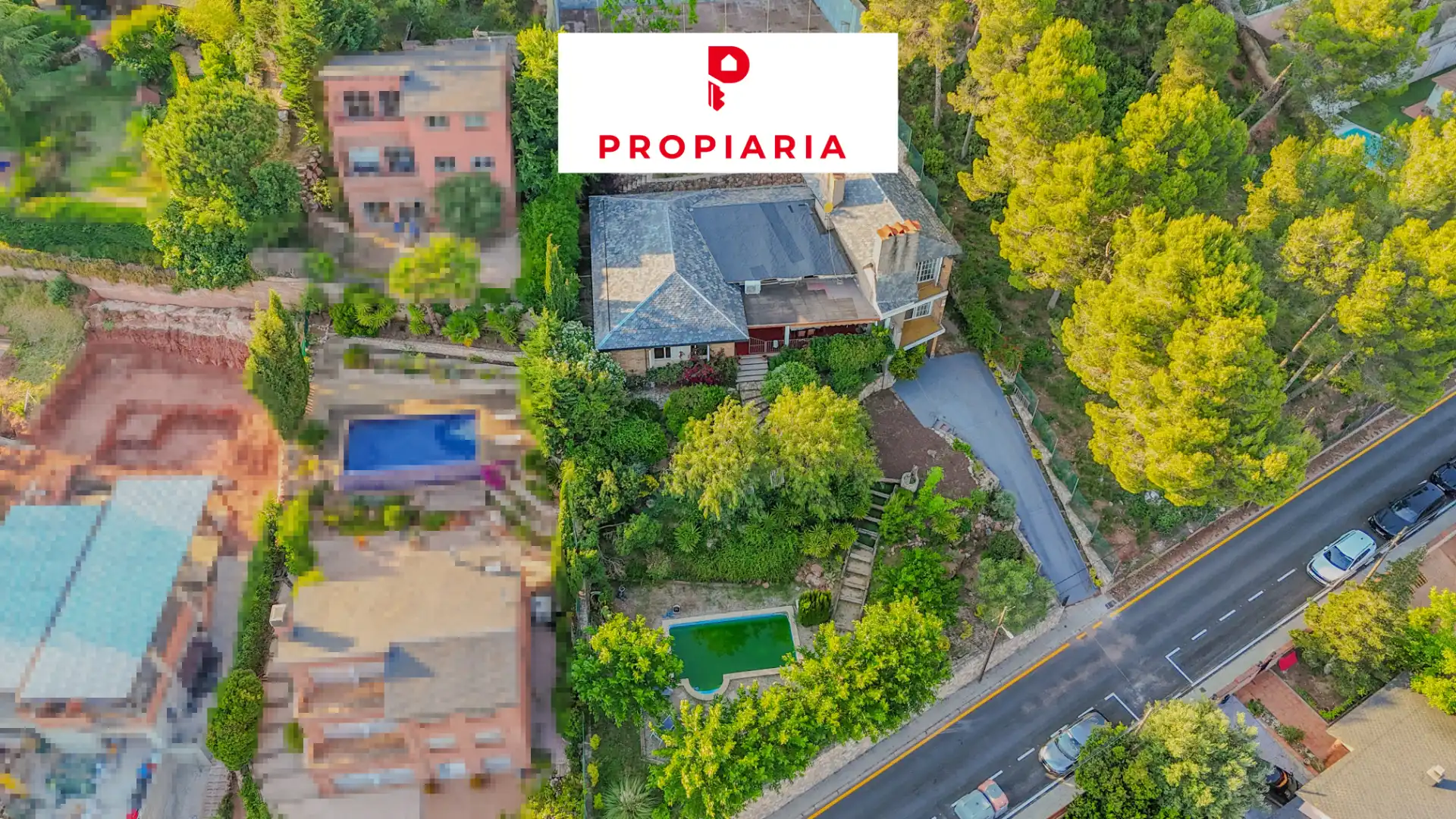Exterior view of Houses for sale in Pallejà  with Air Conditioner, Heating and Private garden
