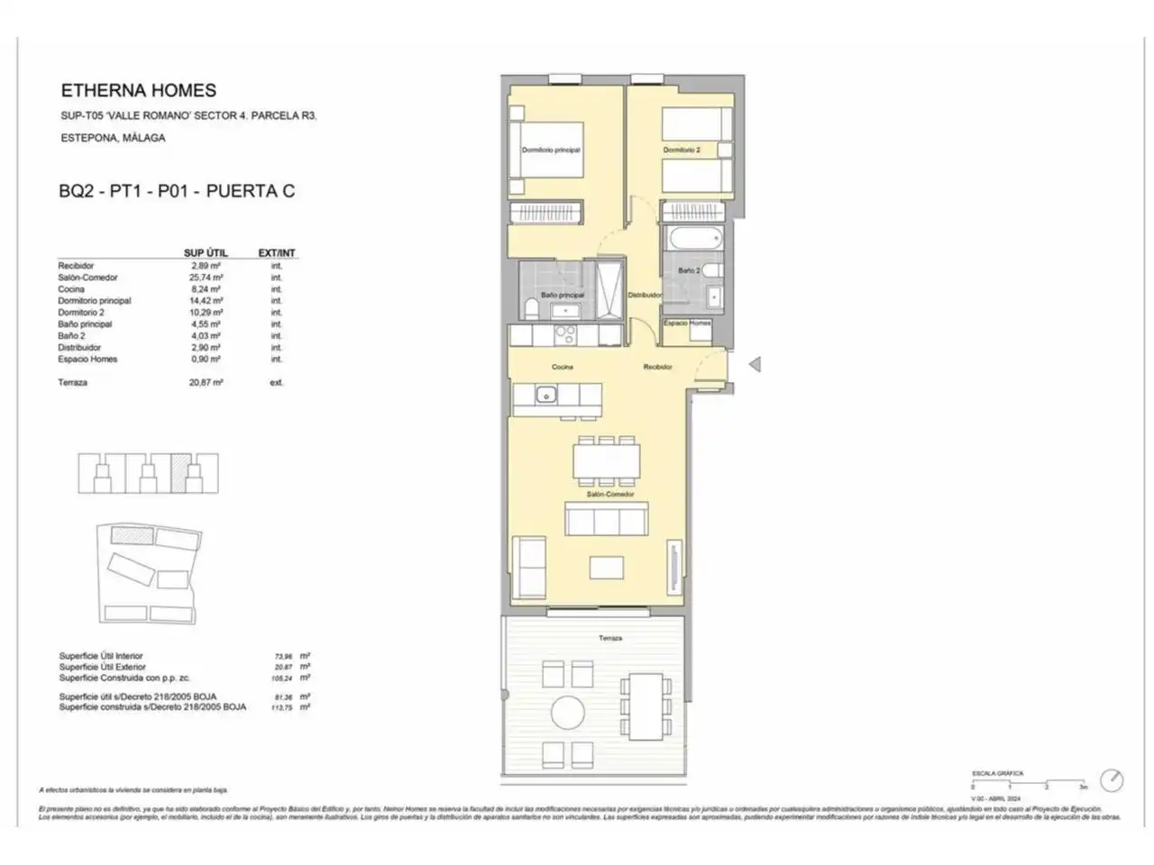 Apartamento en venta en Estepona con Aire acondicionado, Calefacción y Terraza