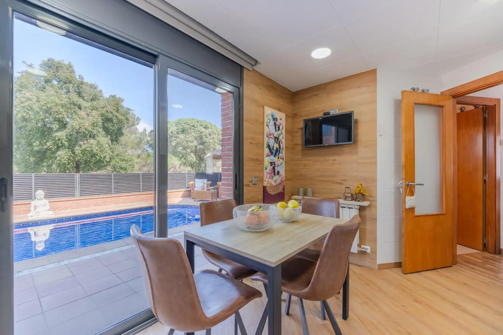 Menjador de Casa o xalet en venda en Lloret de Mar amb Calefacció, Jardí privat i Terrassa