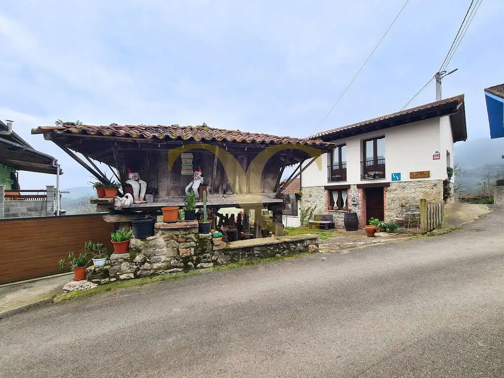 Vista exterior de Casa o xalet en venda en Cangas de Onís amb Calefacció, Jardí privat i Terrassa