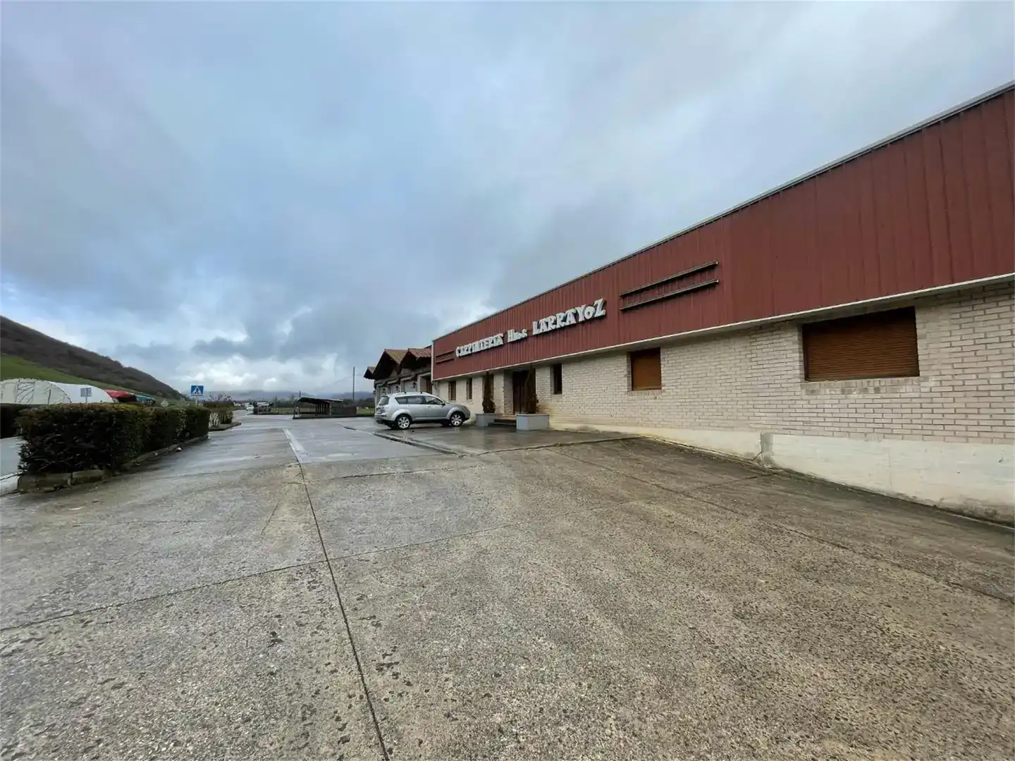 Vista exterior de Nave industrial en venta en Ultzama