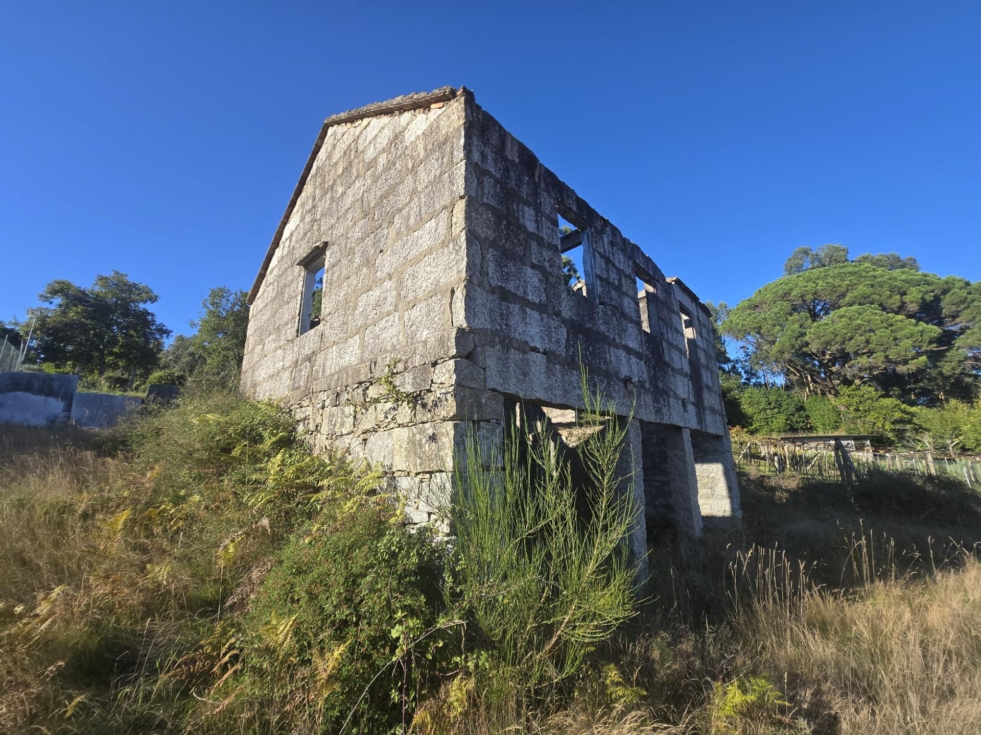 Vista exterior de Casa o xalet en venda en Meis amb Jardí privat