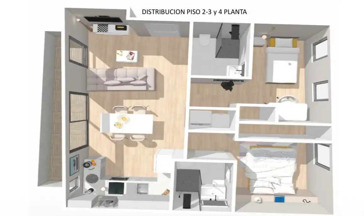 Wohnung zum Verkauf in Cambrils mit Klimaanlage, Heizung und Privatgarten