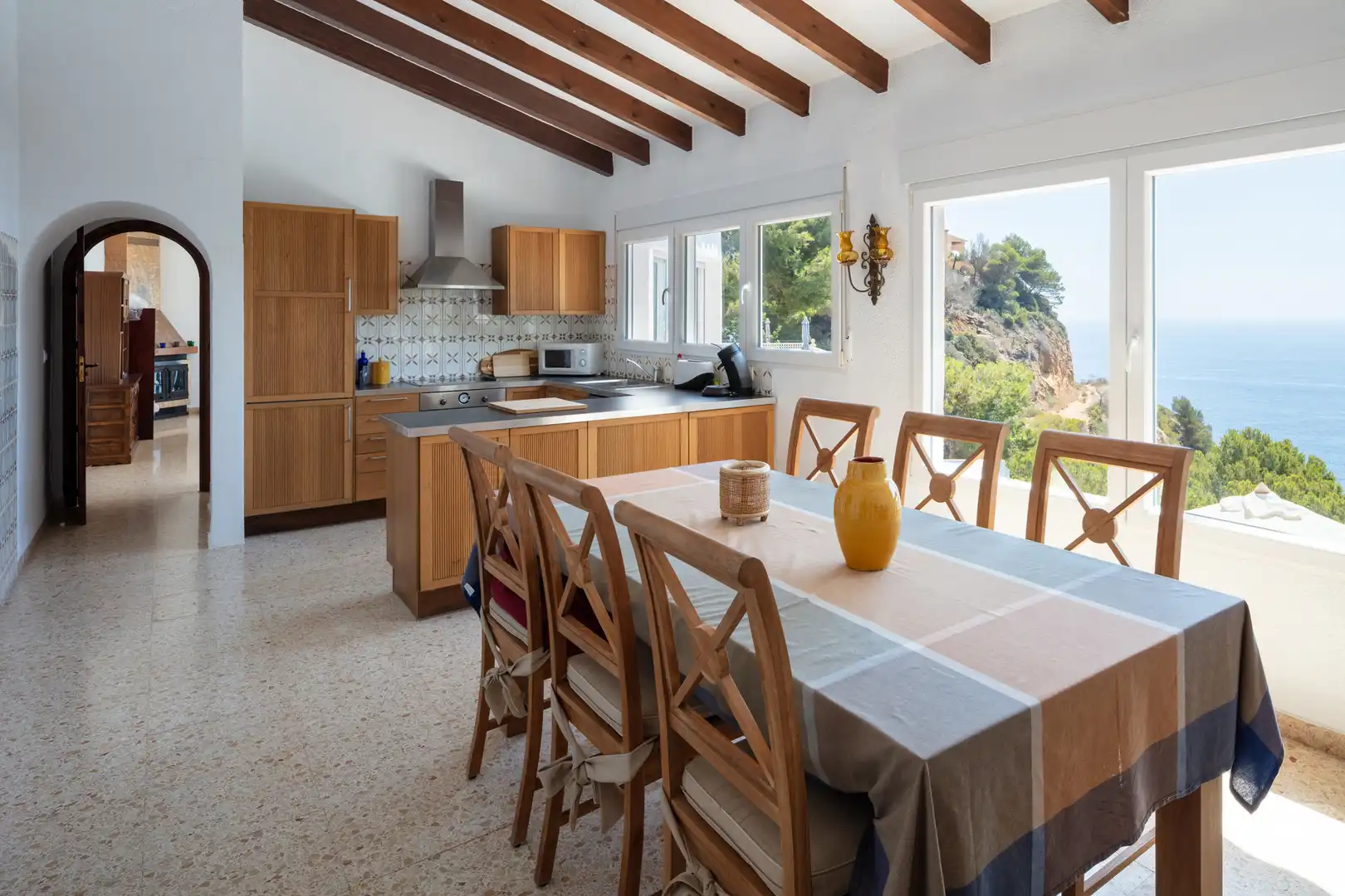 Comedor de Casa o chalet en venta en Jávea / Xàbia con Aire acondicionado, Jardín privado y Terraza