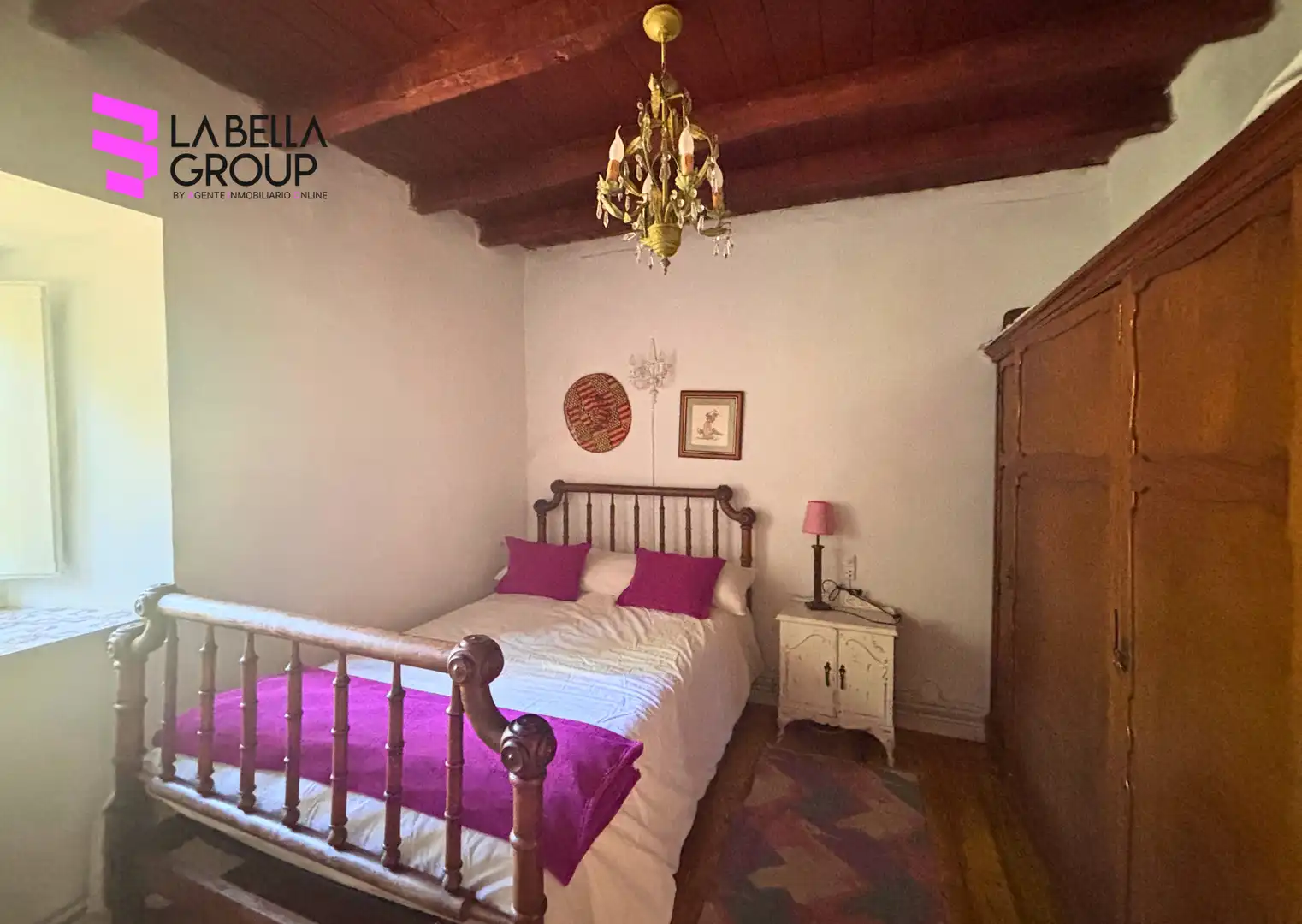 Dormitori de Finca rústica en venda en Pesaguero amb Calefacció, Jardí privat i Parquet