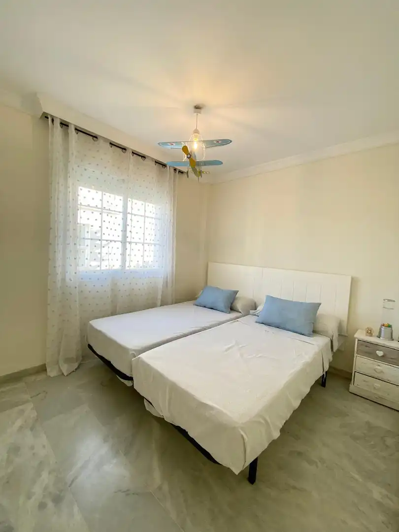 Bedroom of Apartments for rent in Marbella  with Air Conditioner, Furnished and Balcony