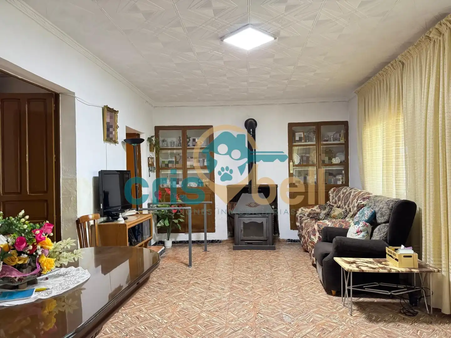 Sala de estar de Casa o chalet en venta en Lorca con Aire acondicionado, Jardín privado y Amueblado