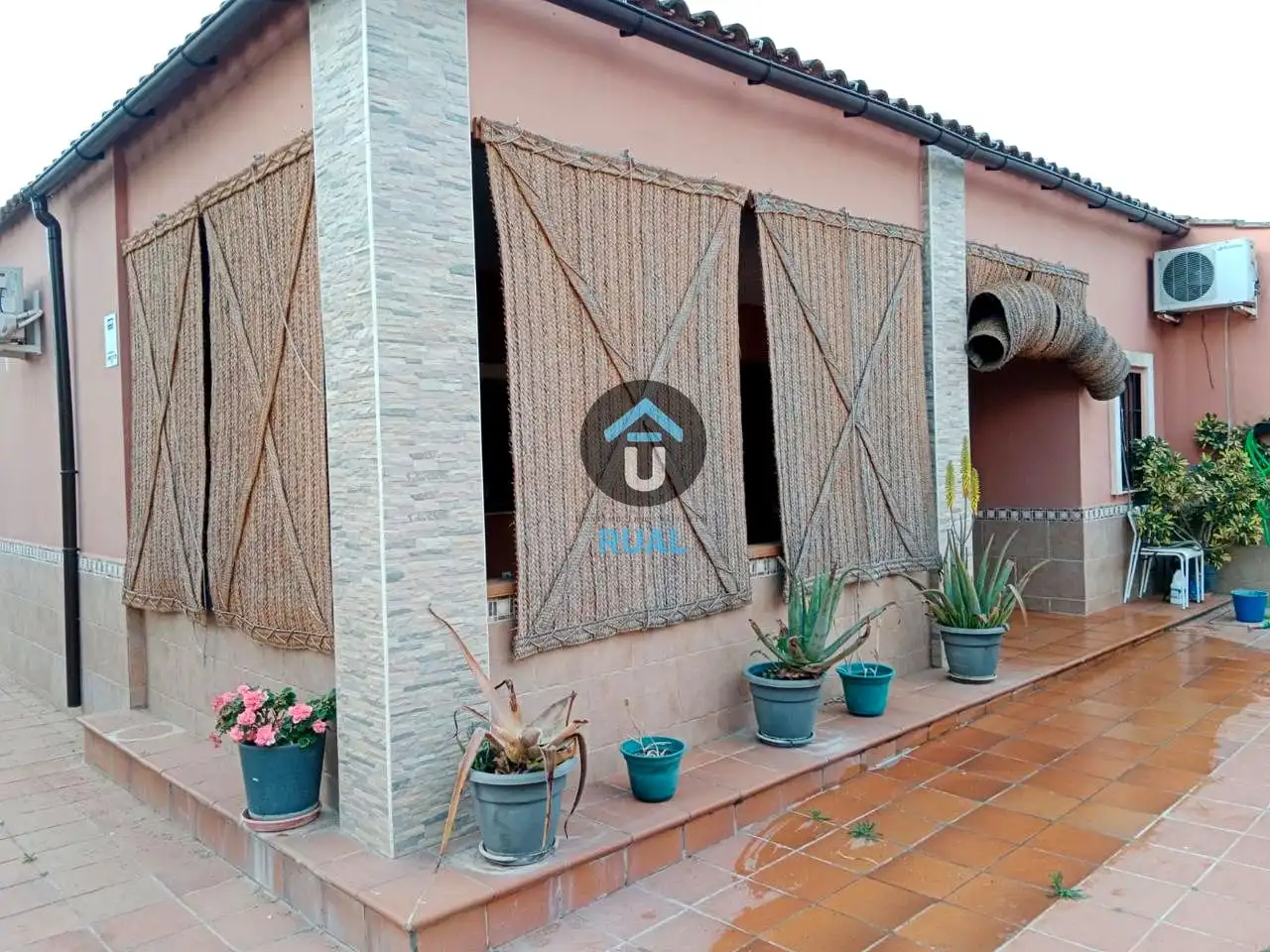 Terraza de Casa o chalet en venta en Mairena del Aljarafe con Aire acondicionado, Jardín privado y Terraza
