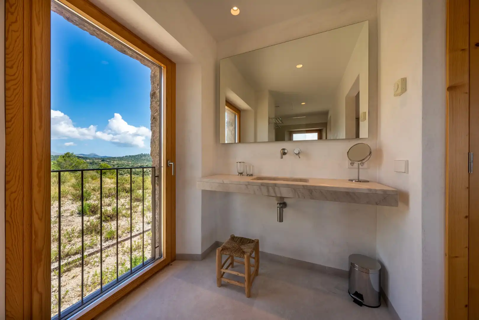 Badezimmer von Country house zum Verkauf in Son Servera mit Klimaanlage, Heizung und Terrasse