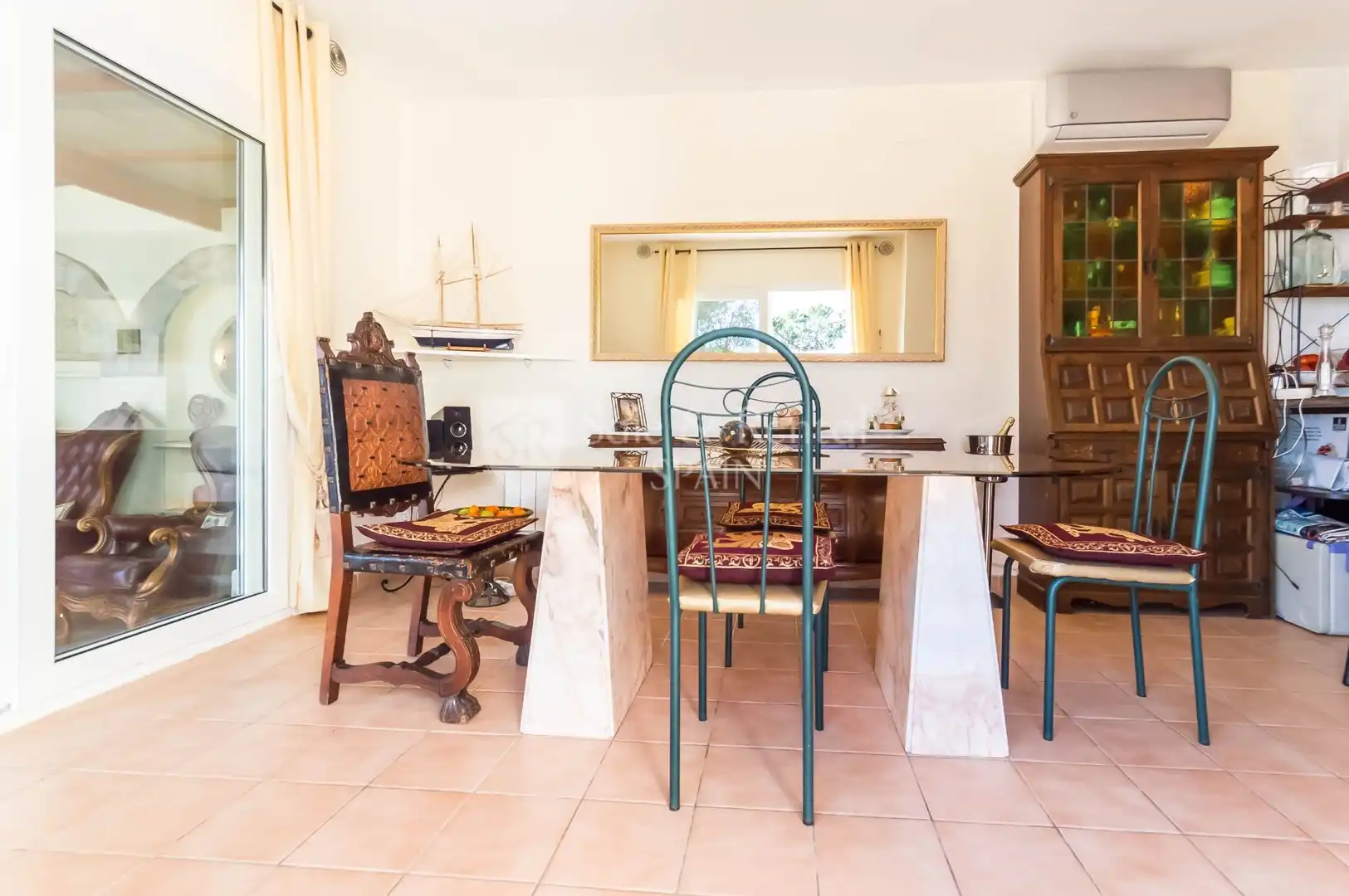 Dining room of Houses for sale in Lloret de Mar  with Air Conditioner, Heating and Private garden