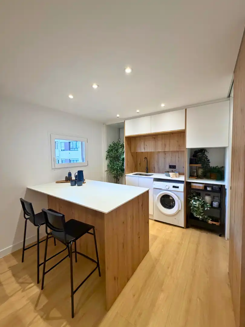 Cocina de Piso en venta en Oviedo  con Calefacción, Parquet y Terraza