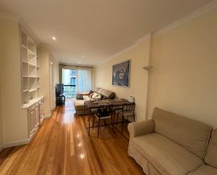 Living room of Apartment to rent in  Madrid Capital  with Parquet flooring, Furnished and Oven