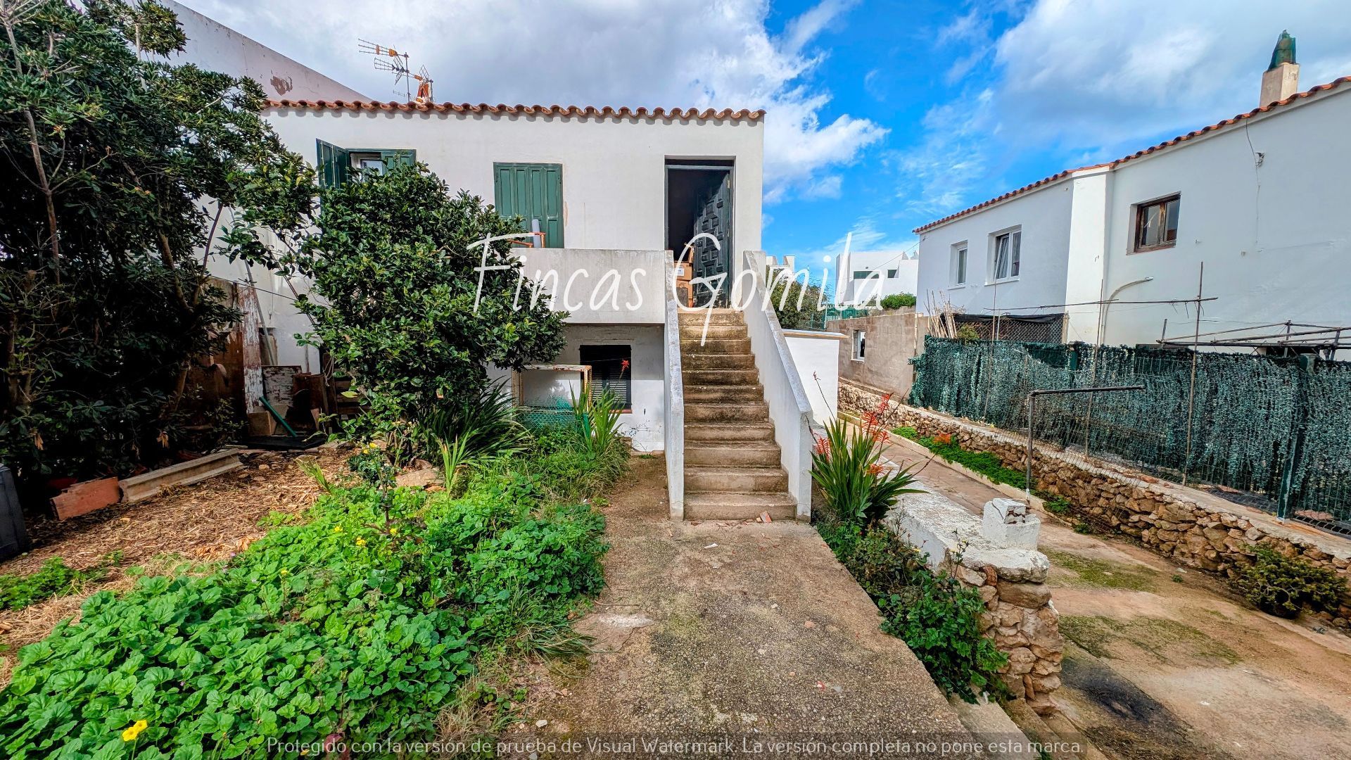 Exterior view of Apartment for sale in Es Mercadal  with Private garden