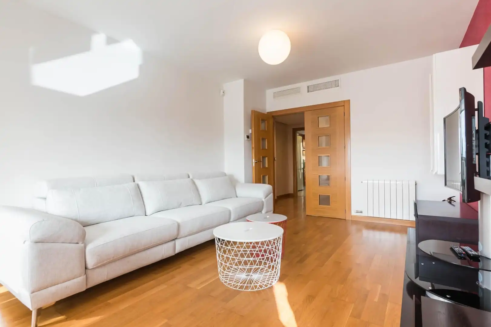 Sala d'estar de Pis de lloguer en Murcia amb Aire condicionat, Calefacció i Parquet