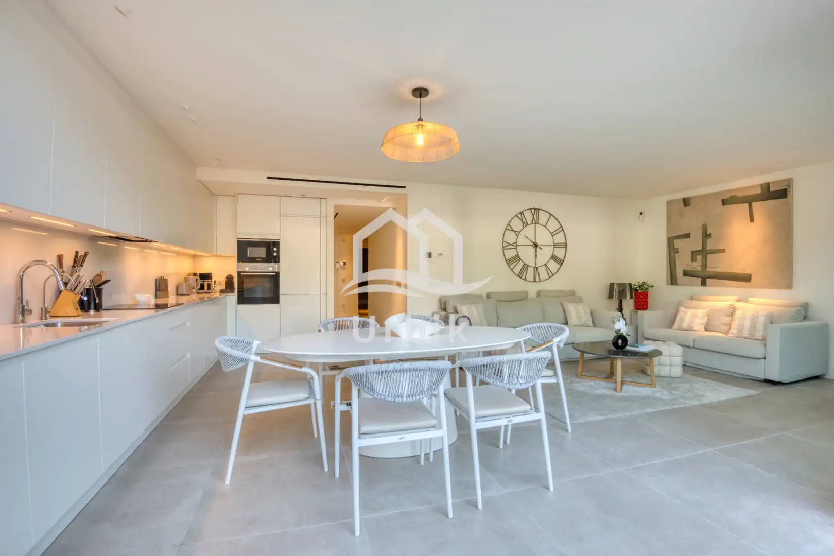 Sala de estar de Piso en venta en Castell d'Aro, Platja d'Aro i s'Agaró con Aire acondicionado, Jardín privado y Terraza