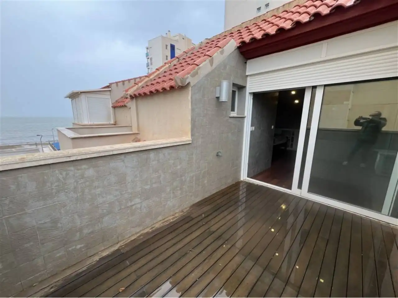 Terrassa de Casa adosada en venda en La Manga del Mar Menor amb Aire condicionat, Terrassa i Moblat