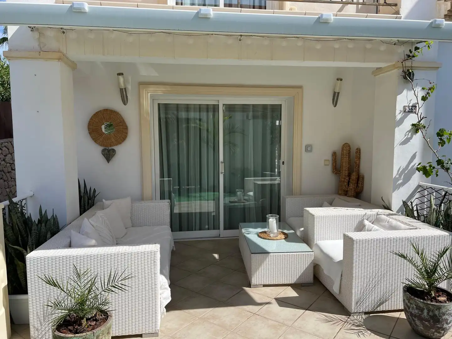 Terrace of Detached homes for sale in El Campello  with Air Conditioner, Private garden and Balcony
