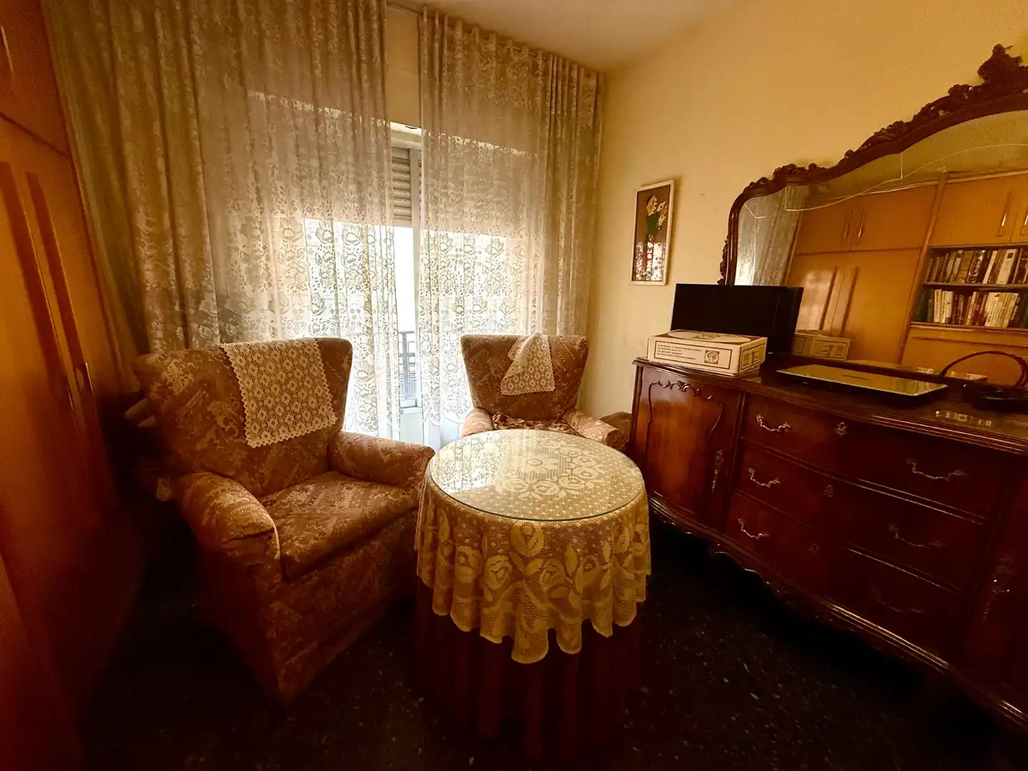 Living room of Flat for sale in Ciudad Real  with Air Conditioner, Heating and Furnished
