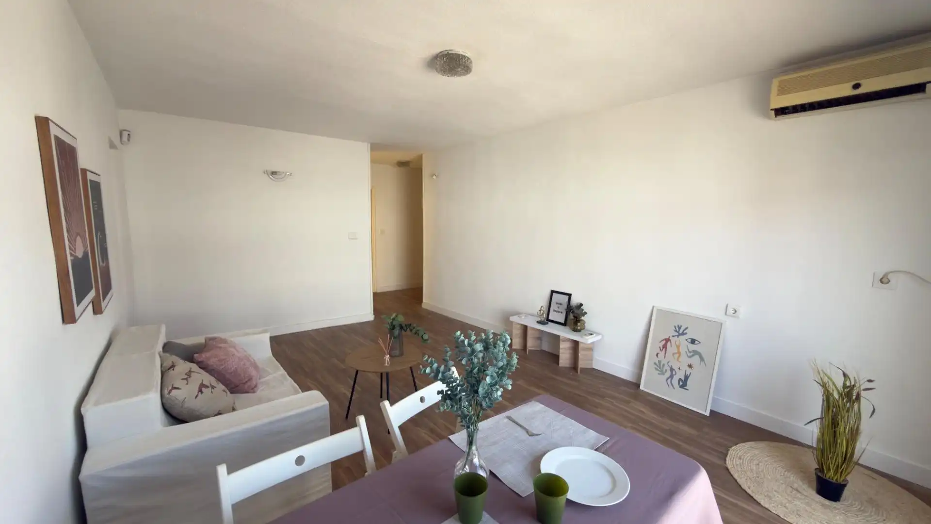 Comedor de Piso en venta en  Murcia Capital con Aire acondicionado, Terraza y Amueblado