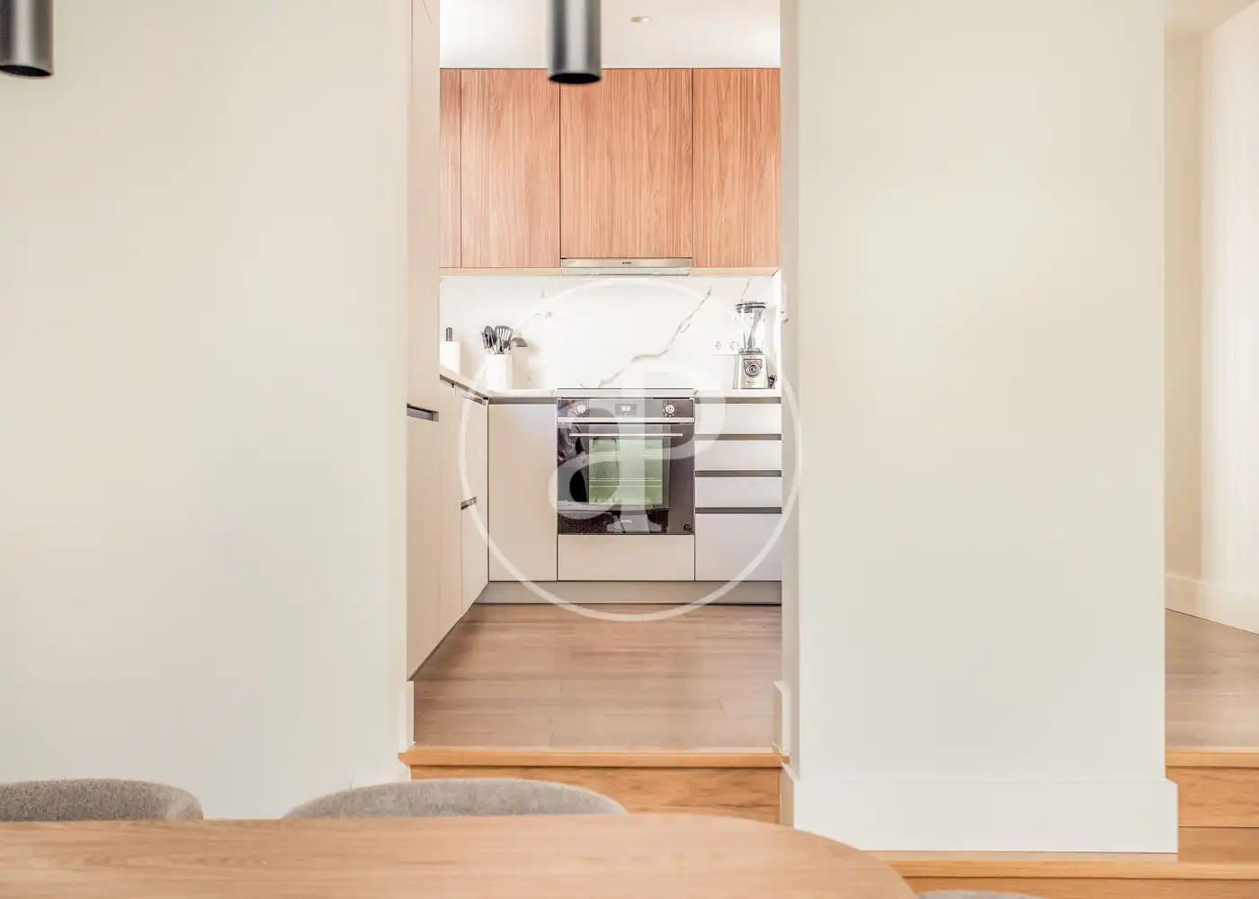 Cocina de Piso de alquiler en Madrid con Aire acondicionado, Calefacción y Amueblado