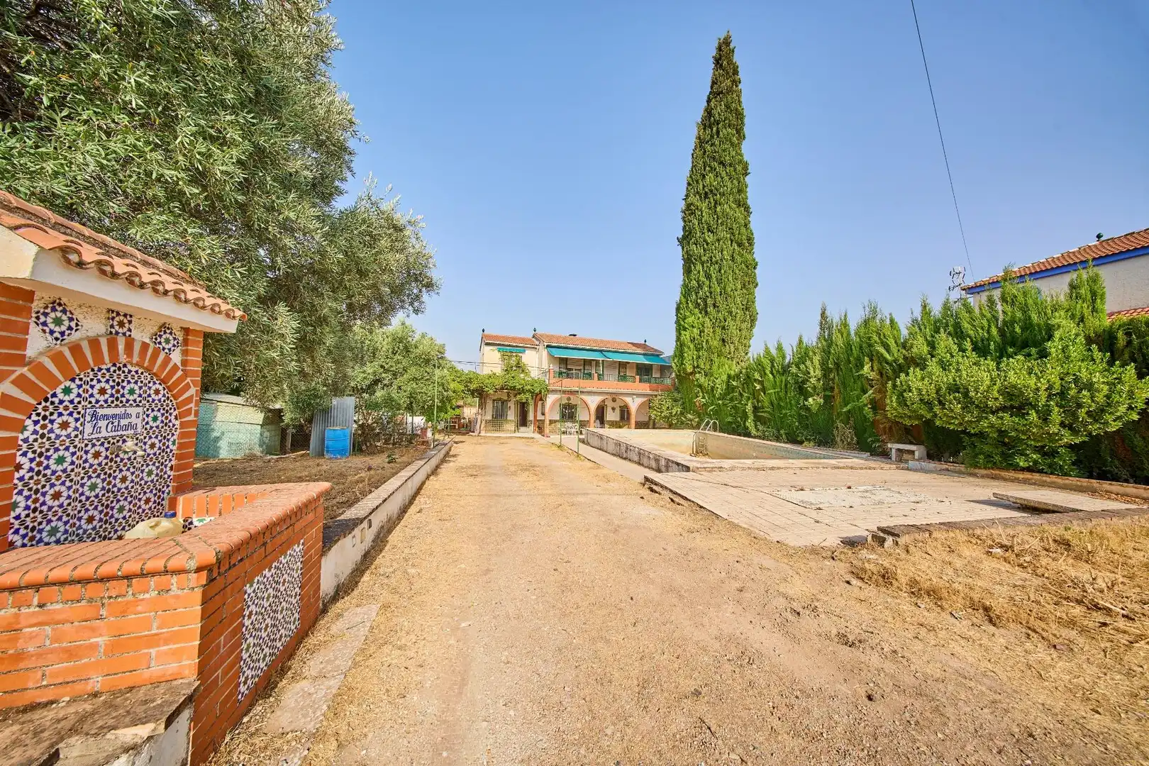Vista exterior de Casa o chalet en venta en Pulianas con Jardín privado y Piscina