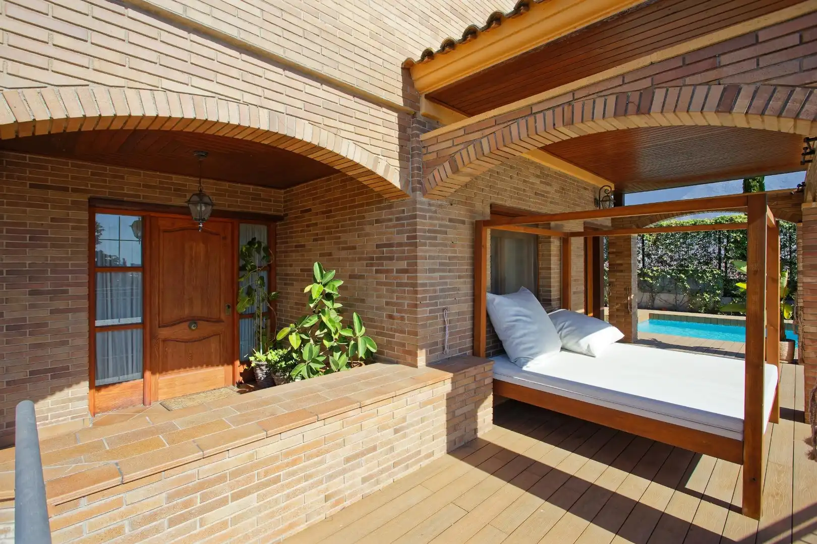 Terraza de Casa o chalet en venta en Centre